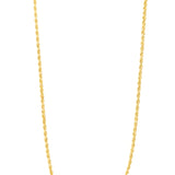 10K Gold 3.5mm Solid Diamond Cut Royal Rope Chain