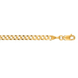 10K Gold 3.2mm Comfort Curb Chain