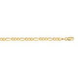 10K Gold 3.7mm Figaro Chain