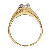 1.0 CT Round Diamond Mens Solitaire Ring
