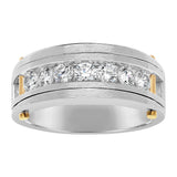 Multi-Diamond Channel Band Ring