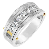 Multi-Diamond Channel Band Ring