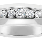 Round Diamond Two-Stone Fashion Ring