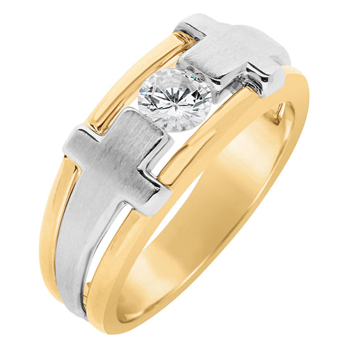 0.5 CT Round Diamond Solitaire Ring