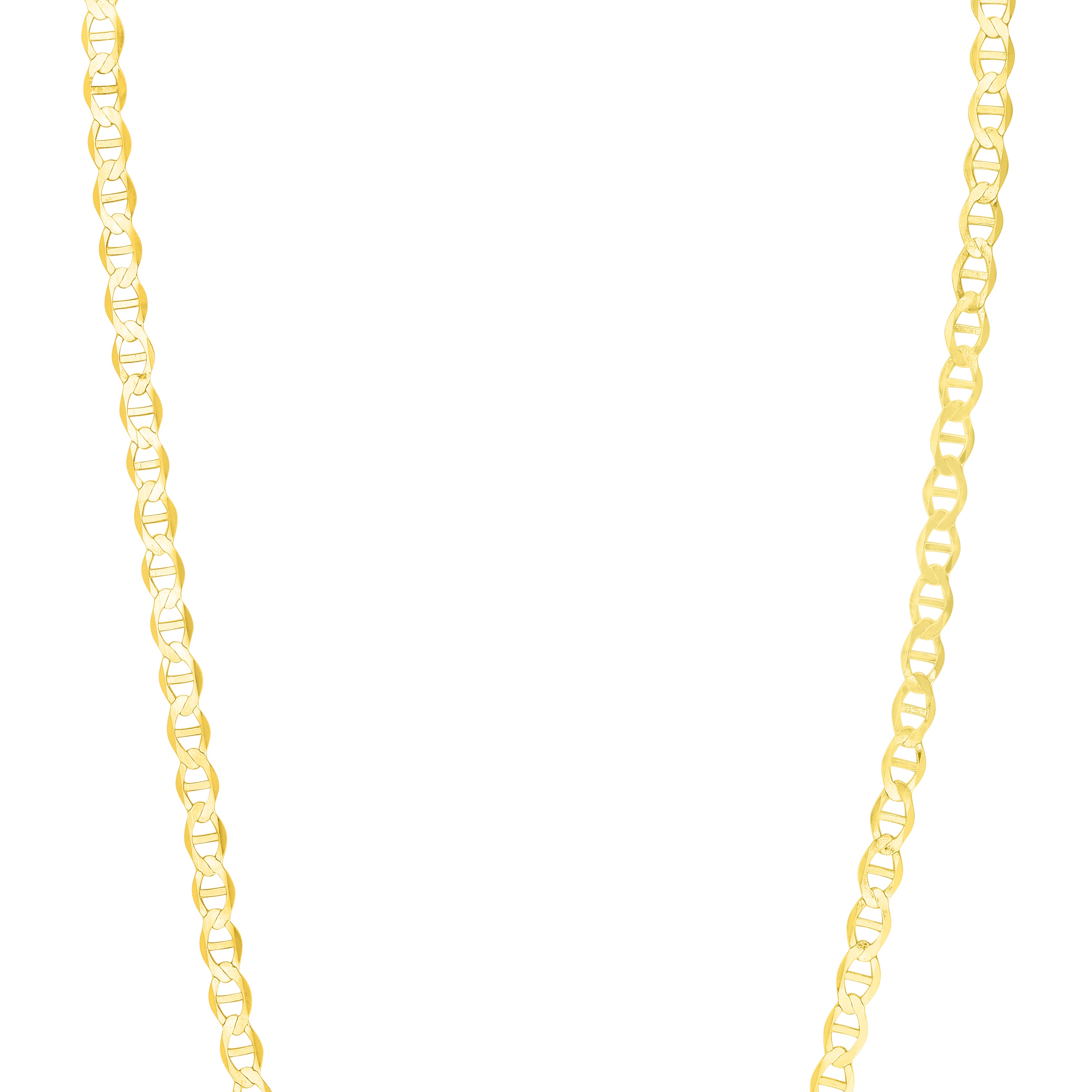 10K Gold 5.5mm Mariner Chain