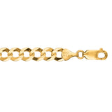 10K Gold 7.0mm Comfort Curb Chain
