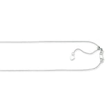 10K Gold 1.1mm Adjustable Cable Chain
