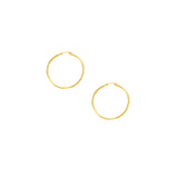 10K Gold 1.5x30mm Hoop Earring