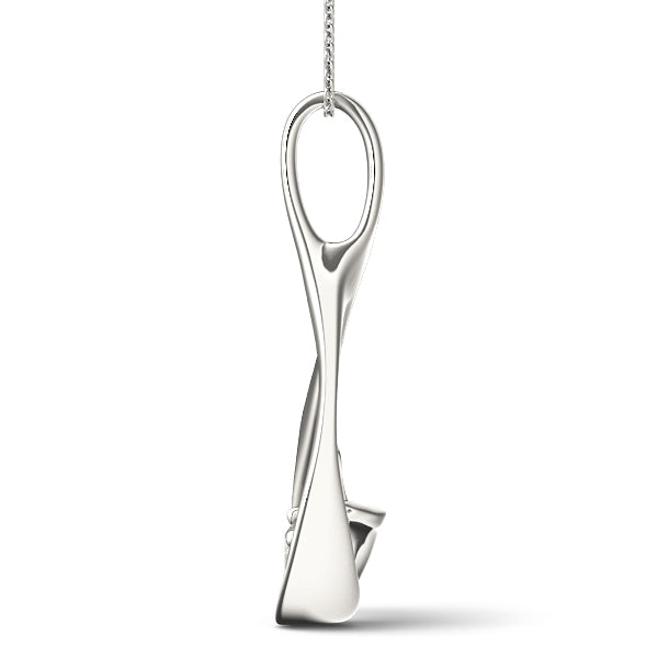 0.8 CT Round Diamond Solitaire Pendant