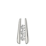 Round Diamond 0.6 CTW Three-Stone Pendant