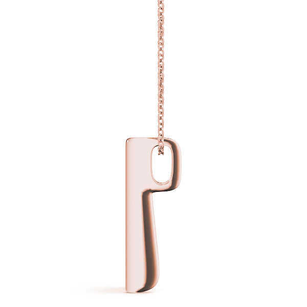 14K Rose Gold 1 CT Diamond 3-Stone Pendant