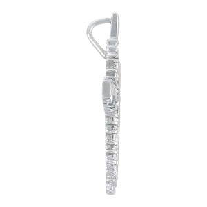 Multi-Diamond Religious Cross Pendant