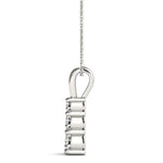 0.6 CTW Round Diamond Three Stone Pendant
