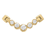14K Gold Round Diamond Fashion Pendant