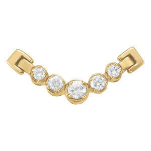 14K Gold Round Diamond Fashion Pendant