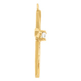 Multi-Diamond Cross Pendant in Gold