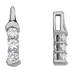 Round Diamond 3-Stone Pendant