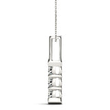 Round Diamond 3-Stone Pendant
