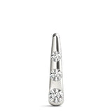 Round Diamond 0.50 CT Three-Stone Pendant
