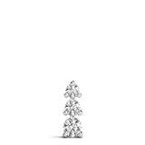 0.50 CTW Round Diamond Three-Stone Pendant