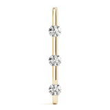 14K Yellow Gold 1 CT Diamond 3-Stone Pendant
