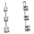0.50 CTW Round Diamond Three-Stone Pendant