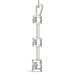 0.50 CTW Round Diamond Three-Stone Pendant