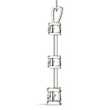 0.50 CTW Round Diamond Three-Stone Pendant