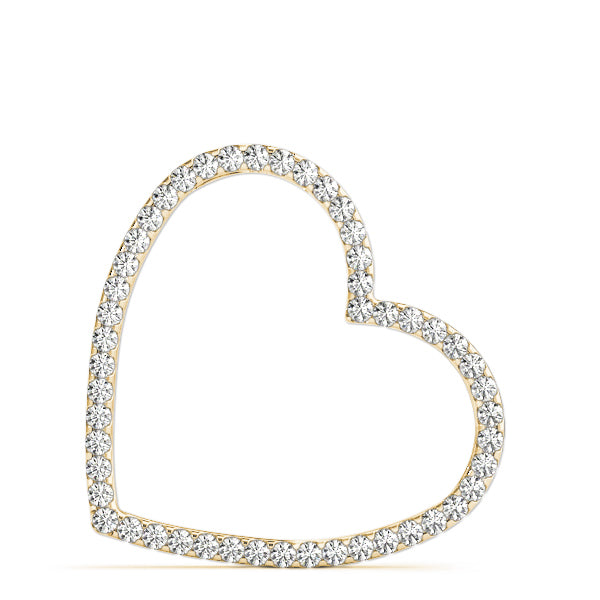 14K Yellow Gold 1ctw Diamond Fashion Pendant