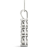 0.50 CT Round Diamond Three-Stone Pendant