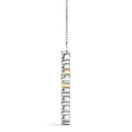 14K Yellow Gold 1 CT Diamond Cross Pendant