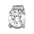1.0 CT Round Diamond Solitaire Pendant