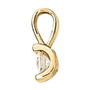 1.0 CT Round Diamond Solitaire Pendant