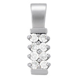 Multi-Diamond Round Pendant Necklace