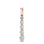 Rose Gold Diamond Pendant | 0.24 ctw Delicate Design