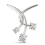 Diamond Round 3-Stone Pendant