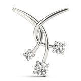 Diamond Round 3-Stone Pendant