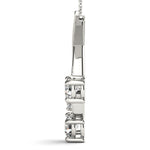 Diamond Round 3-Stone Pendant
