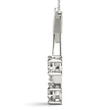 Diamond Round 3-Stone Pendant
