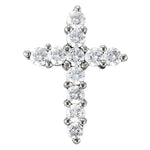 Multi-Diamond Cross Pendant in Gold