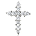 Multi-Diamond Cross Pendant in Gold