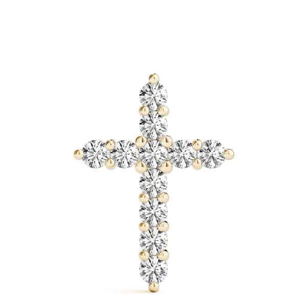 14K Yellow Gold Diamond Fashion Pendant