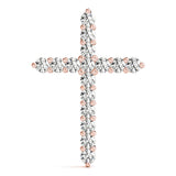 14K Rose Gold Multi-Diamond Fashion Pendant