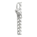Multi-Diamond Religious Cross Pendant