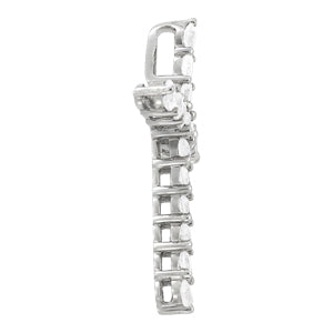 Multi-Diamond Religious Cross Pendant