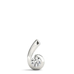 0.5 CT Round Diamond Solitaire Pendant