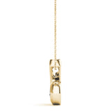 14K Yellow Gold 0.5 CT Diamond Solitaire Pendant