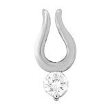 0.5 CT Round Diamond Solitaire Pendant