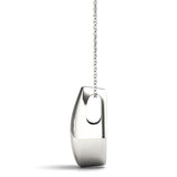 0.6 CTW Round Diamond Three Stone Pendant