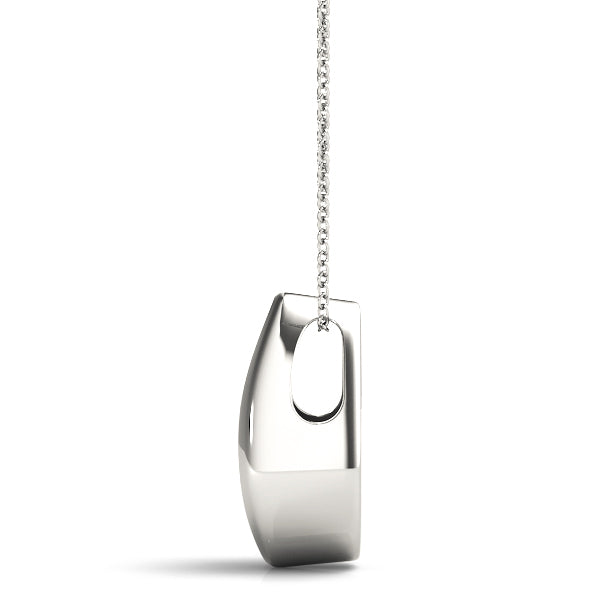 0.6 CTW Round Diamond Three Stone Pendant